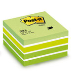 Бумага для заметок Post It, куб, (5 цветов 450 л), Зеленая пастель (25000)