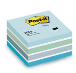 Бумага для заметок Post It, куб, (5 цветов 450 л), Голубая пастель. (24999)