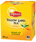 Чай Lipton Yellow Label чёрный (100 пакетиковХ 2гр.)