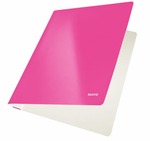Скоросшиватель WoW A4, глянцевый картон, розовый