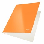 Скоросшиватель WoW A4, глянцевый картон, оранжевый