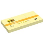 Бумага для заметок 3M Post-it 653 (желтая, 38*51мм, 3 блока по 100 листов)
