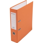 Папка-регистратор Lamark PP 80мм оранжевый, металл.окантовка, карман, собранная AF0600-OR1