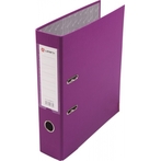 Папка-регистратор Lamark PP 80мм фиолетовый, металл.окантовка, карман, собранная AF0600-VL1