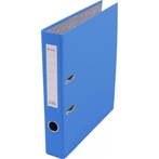 Папка-регистратор Lamark PP 50мм голубой, металл.окантока, карман, собранная AF0601-LB1