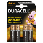 Батарейка DURACELL АА/LR6-4BL BASIC бл/4 (87562)