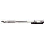 Ручка гелевая DOLCE COSTO прозр.корпус черная 0,5мм(D00217)
