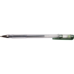 Ручка гелевая DOLCE COSTO прозр.корпус зеленая 0,5мм (D00219)