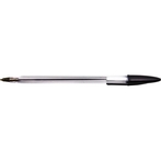 Ручка шариковая DOLCE COSTO прозрачный корпус черная 1,0мм (D00200)