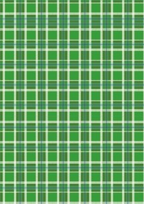 Блокнот на склейке А6 60л Шотландка зеленая, Офис-Лидер, клетка, 03234