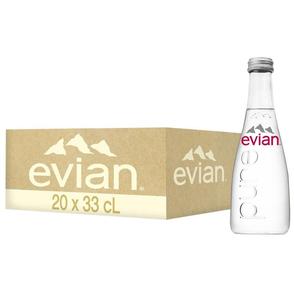 Вода минеральная Evian стекл. бут. 0,33л негаз упаковка 20 бут